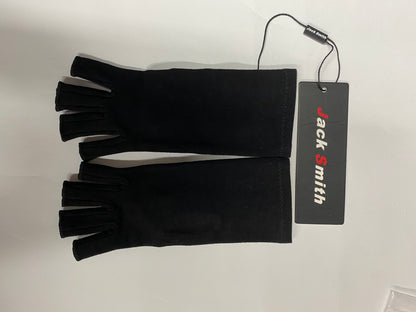 JACK SMITH Pairs Winter Half Finger Gloves Knitted Fingerless Mittens Warm Stretchy Gloves for Men and Women