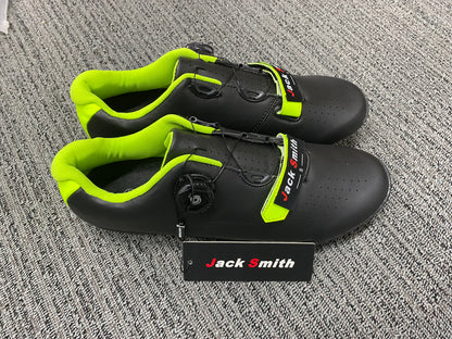 JACK SMITH Men's Cycling Shoes Road Cycling Riding Shoes Road Bike Shoes with Buckle- Roadway New